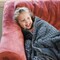 Bouncybands Soft Fleece Weighted 10lb Medium Sensory Blanket for Kids, 65in. x 45in. LPWB10GY - alternate 10